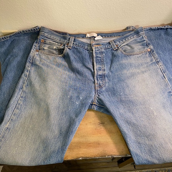 Levi’s 501 Denim Blue Jeans - Picture 6 of 6